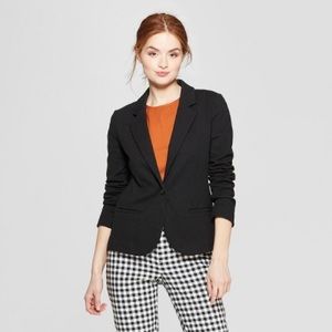 Women’s Black Knit Blazer